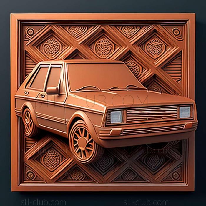 3D модель Fiat 132 (STL)